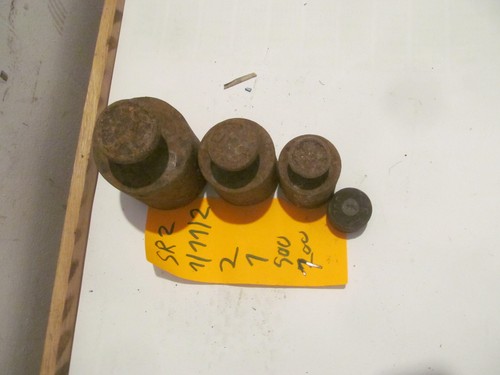 4rostige gewichte - gewichte, f