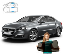 Sonnenschutz für Peugeot 508 I 1 Sedan 10-18 Sonnenblenden 2-Set auf Magneten