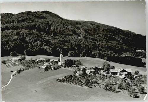 Ainring fliegeraufnahme 1964 - ainring,