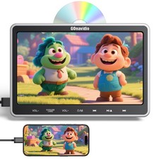 10.1" LCD Auto TV Monitor Kopfstütze DVD Player USB SD HDMI AV-IN/OUT Für Kinder