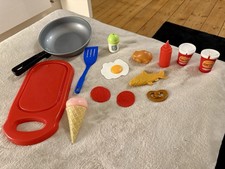 Kinder Kochset Spielküchen Zubehör Spielessen Küchenspielzeug Dantoy & Ecoiffier