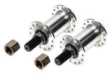 2 Stück Fahrrad Dreirad Nabe 28 Loch Tricycle hub Hinterrad Silber Alu