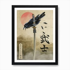 Tote Seelen Kunstdruck gerahmt