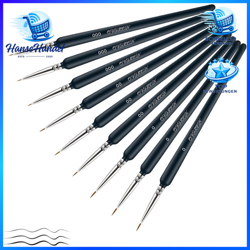 Detailpinsel set teilig für - set, 9-teilig