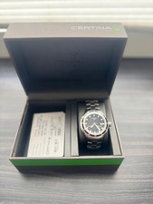 Certina DS Blue Ribbon Diver Herrenuhr blaues Ziffernblatt neue Batterie Saphirg