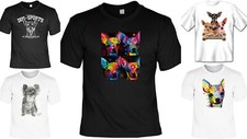 Chihuahua Motiv T-Shirt - Hunderassen Langhaar / Kurzhaar Chihuahua Zeichnung