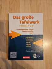 Das große Tafelwerk interaktiv 2.0, Formelsammlung Cornelsen Abitur mit CD-ROM