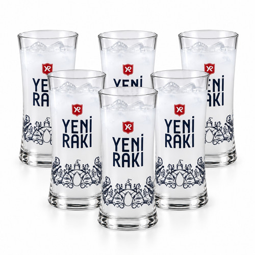 Yeni raki glas pinnchen - 6x,