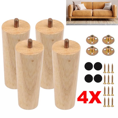 4er set gerade holz - set,