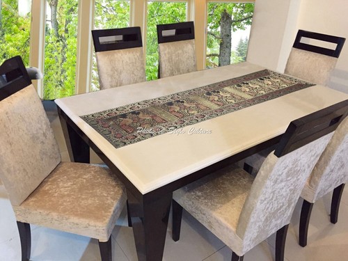 Ethno jacquard esstisch - jacquard,