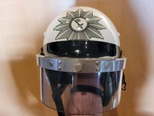 POLIZEI BREMEN DEMO-HELM EINSATZHELM P68 1960ER JAHRE - GRÖSSE 55-57