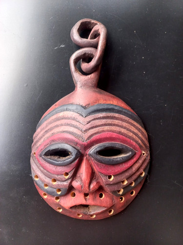Afrikanische holzmaske malawi - afrikanische,