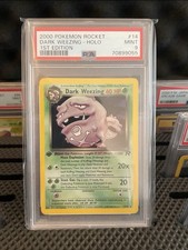 Dark Weezing 1. Edition PSA 9Dunkles Smogmog Pokémon