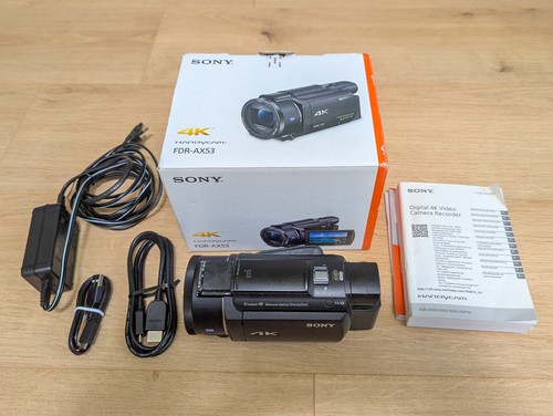 Sony fdr ax53 camcorder - fdr-ax53, 4k