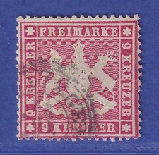 Württemberg Wappen 9 Kreuzer