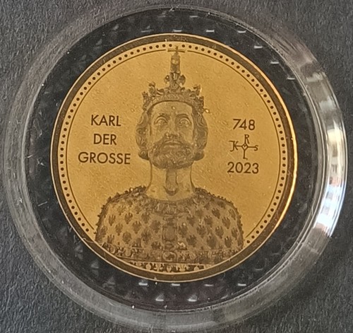 Goldmünze karl der große 999 - der,