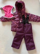 Kleinkind Schneeanzug und Mütze, Color Kids, Schneehose, Winterjacke, Größe 80