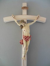 Kruzifix Kreuz Jesus Christus Holzkreuz Balken 52 cm lang SH 35