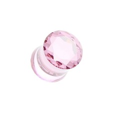 Sattel plug glas rosa - sattel, rose