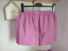 Lila Hose L boxer shorts flieder damen herren unisex kleidung Pyjama Angelo 