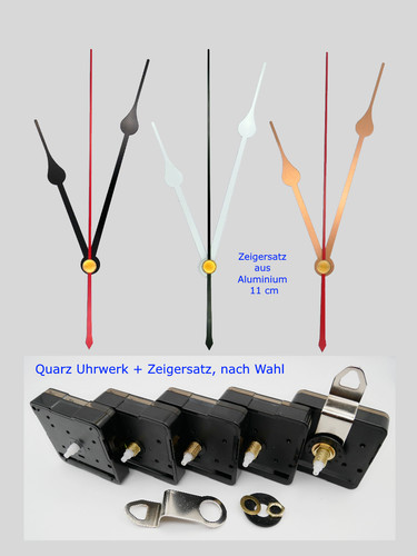 Quarz uhrwerk lautlos mit - quarz,