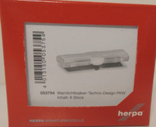 Herpa Zubehör 1:87 - 6x Warnlichtbalken Techno-Design PKW - 053754