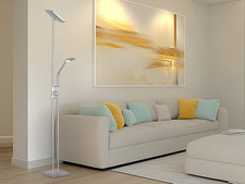 Große LED Stehlampe zum