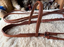 Trense Kopfstück Handarbeit Vollblut Isländer Braun Softleder