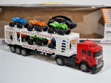 Rc LKW 1:32 Autotransporter 50cm Lang Ferngesteuerter LKW Lastwagen mit Quads