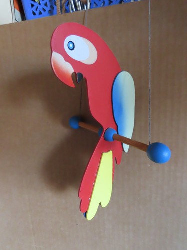 Figur papagei einer schnur - figur,
