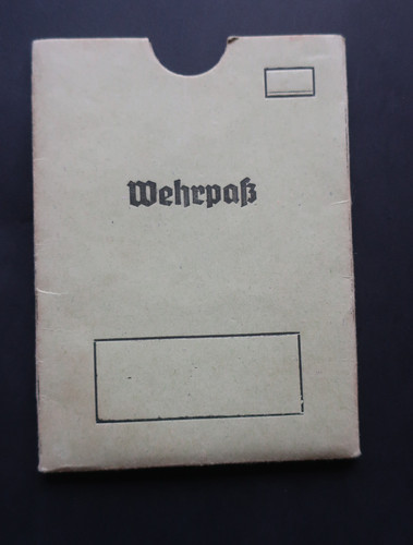 Original wehrmacht wehrpaß - original,