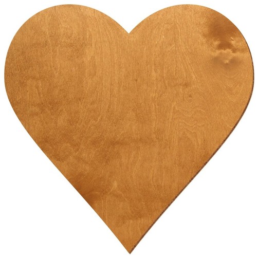 Holz herz birnbaum beidseitig - holz,