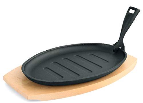 Servierpfanne oval gusseisen - oval,