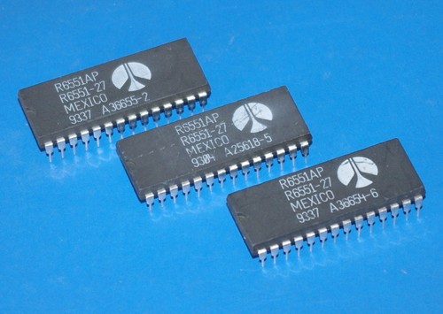 Rockwell r6551 acia ic - -,