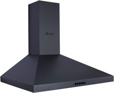 Wiggo Dunstabzugshaube 60cm I Abluft oder Umluft Dunstabzug 300m³/h - Grau