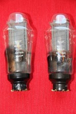 Pair AD1 Röhre tube, VALVO mono-plate NOS, Wehrmacht Adler (EBIII)