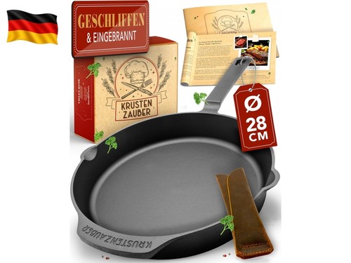 Gusseisenpfanne induktion 28cm - gusseisenpfanne,