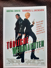 TÖDLICHE WEIHNACHTEN | 1988 | CINEMA Karte | Geena Davis | Samuel L. Jackson
