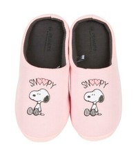 Peanuts Damen Hausschuhe Snoopy Pantoffeln rosa - Gr. 36-37