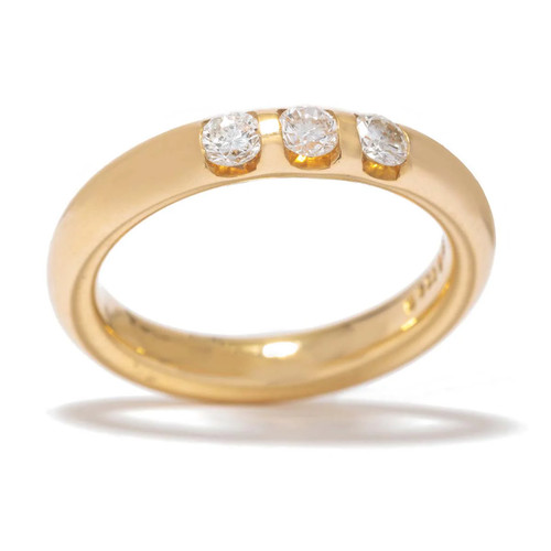 Memory ring aus 585er gelbgold - 585er,