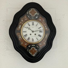 Wanduhr antik Ochsenauge Oeil