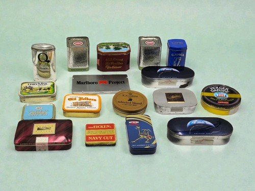 Vintage tabakdosen sammlung - vintage,