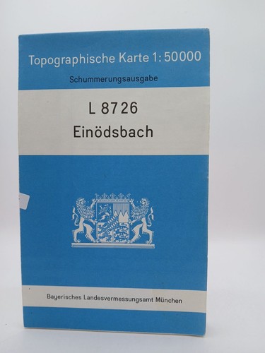 Topographische karte 50000 - karte, 1:50000