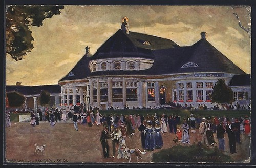 Künstler claus bergen - künstler-ak,