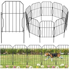 Gartenzaun Metall 10 Stück