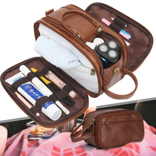 Reise kulturtasche herren - kulturtasche, pu