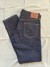 ONI Denim 622-KBE "Indigo Beige" 14oz Relaxed Tapered W32 Selvedge Made in Japan