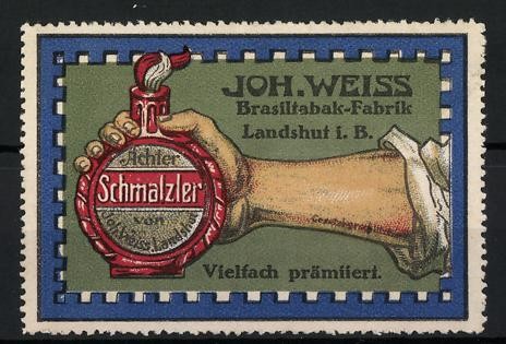 Reklamemarke schmalzler - reklamemarke,