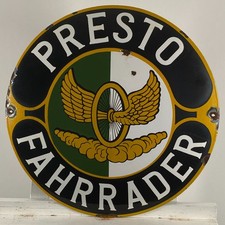 Presto Emailschild - Ø 50 cm