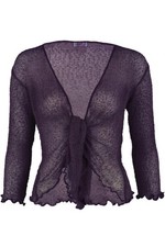 Damen Netzjäckchen Bolero 3/4